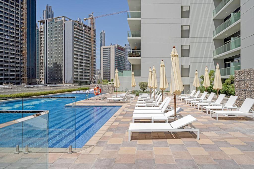 Fantastic One Bedroom Apartment With Burj-Khalifa View Dubai Exterior foto